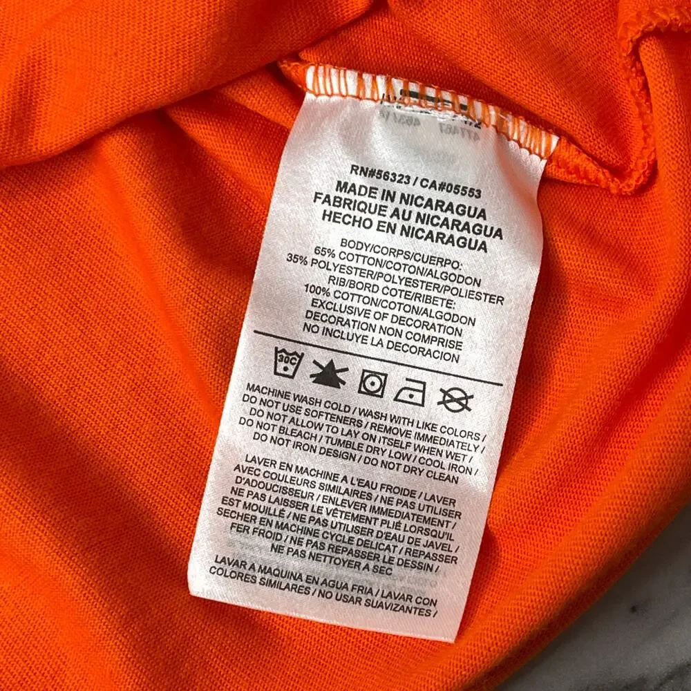 Nike Houston Astros Baseball T-Shirt Men’s Orange Dri-Fit Short Sleeve Tee NWT